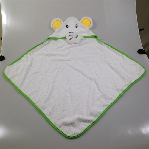 100 cotton terry baby hooded towel