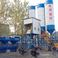 stationary concrete mixing plant