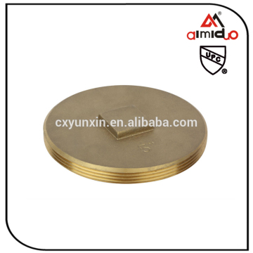 brass clean out plug cover