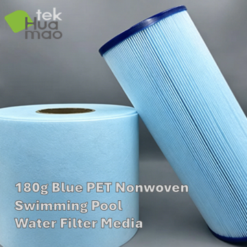 Tissu bleu de média de cartouche de filtre de piscine