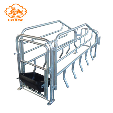 Gaiola para Animais Hot DIP Galvanized Pig Farrowing Engradado