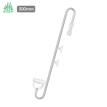 Wholesale CO2 Diffuser Bubble Check Valve 300mm Acrylic Bubble Counter Stainless Steel for Aquascape Fish Tank