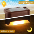 Solar Power Garden Light Solar Step Lights Outdoor Waterproof Factory