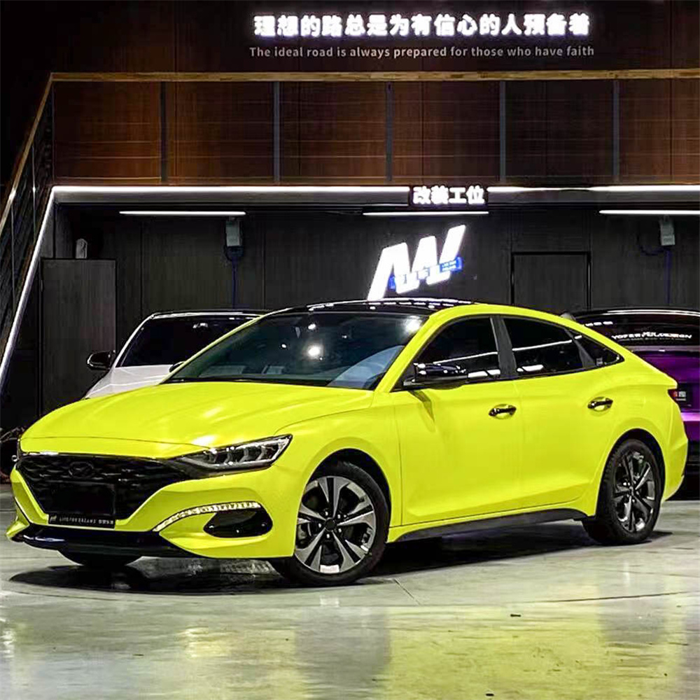 Metal Fluorescence Car Wrapping