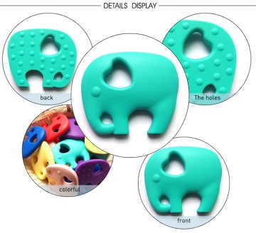 China 2016 Manufacturer eco-friendly teether for baby silicone
