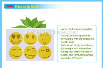 mosquito repellent sticker on cloth for baby and whole family patch