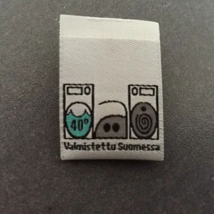 Custom Clothing Wash Care Label Woven Label