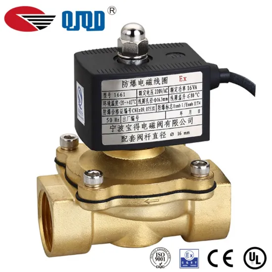 2251 series brass solenoid valve/zero-pressure-initiated