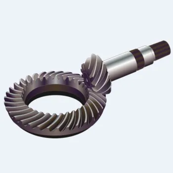 Spiral Pinion Bevel Gear and Shaft Set