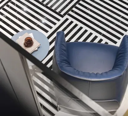 High End Nordic Genuine Leather Recliner Single Sofa