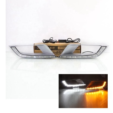 Fog Lamp Cover - Single/Dual Color Square Hole DRL for Ranger 2015-2017