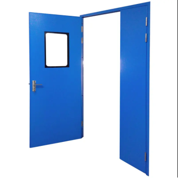 Cleanroom steel swing hospital medical hermetic door