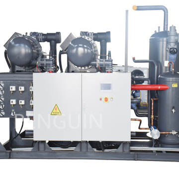 100 hp power condensing sekrup kompresor unit untuk ruang dingin di pabrik industri