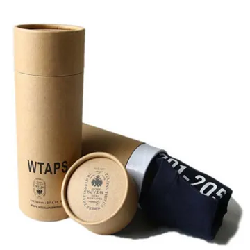 Fashionable Cardboard Paper Tube T-shirt Gift Packaging Box
