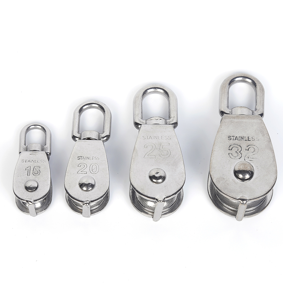 Stainless steel single pulley (1)