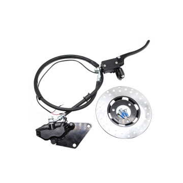 Front Brake Conversion Kit: Disc Pad Caliper Assembly for Motorcycles