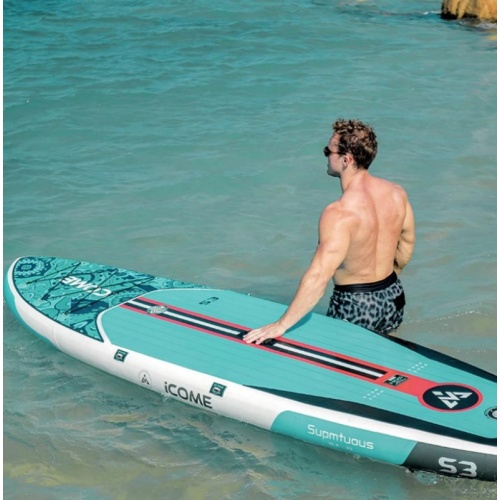 Top quality surfing inflatable board extra long board