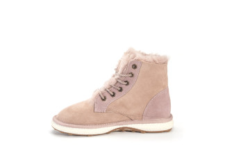 Platform Twinface Sheepskin Lace-Up Sepatu Rak Terkasing