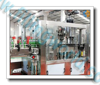 Washing, Filling and Sealing Production Line (pure water, mineral water, fruit juice, spirit, etc.)