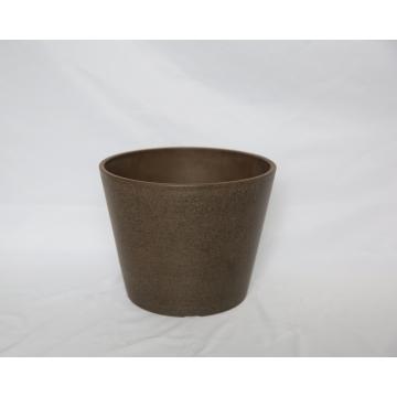 Coleção elegante de vasos de flores em mármore