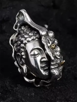 "Inner Peace" Hand-Crafted Silver Pendant
