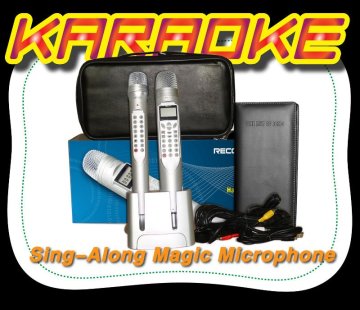 portable karaoke player, magic microphone