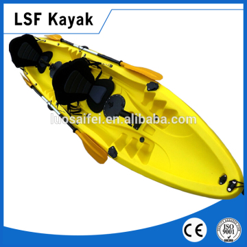 family kayak 3 person canoe sit on top plastic kayak LLDPE