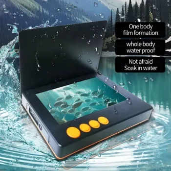 IP68 Waterproof Underwater Fishing Camera with UHD 5.0 Screen and 22 IR Lights - 30m Line