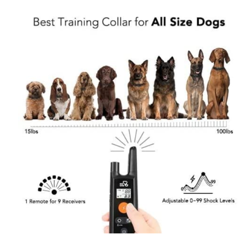 100% Waterproof Dog Training Collar