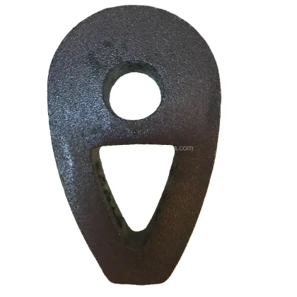 Professional DIN3091 Type Cable Thimbles: Ductile Iron Malleable Wire Rope Thimbles with Galvanized Surface