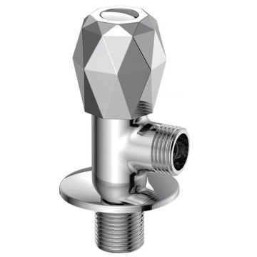 Válvula angular de aço inoxidável para banheiro para água fria