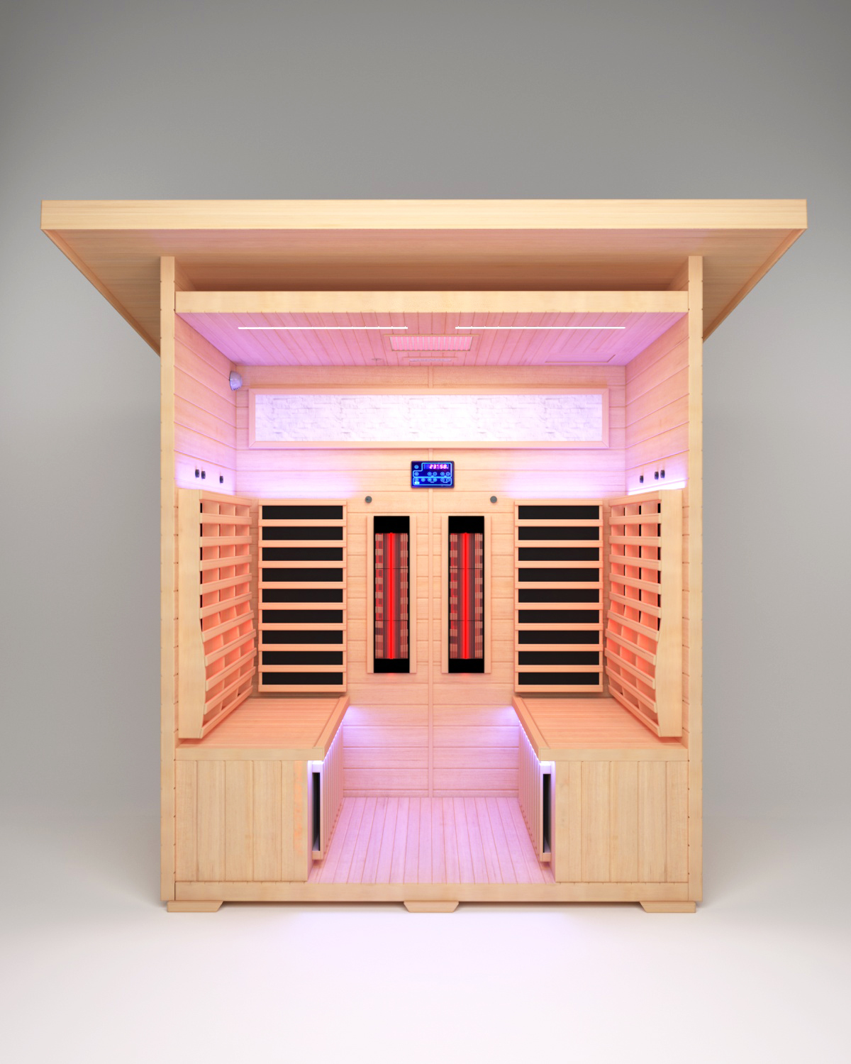 Outdoor Sauna Room Capacity Of Four Persons