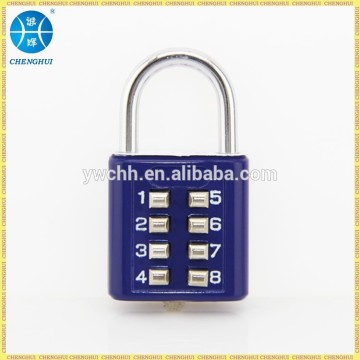 Digital combination lock push button padlock