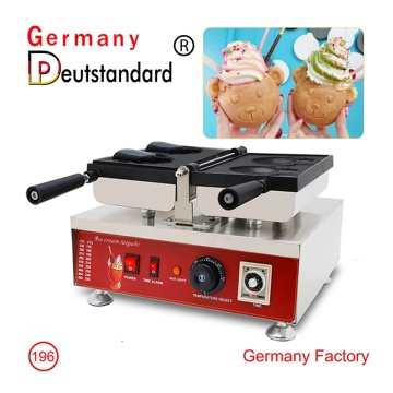 Bärenwaffelmaschine Eistüte Waffelmaschine NP-196 mit CE