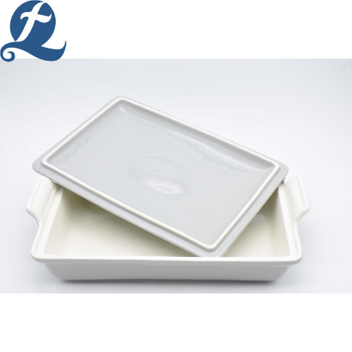 Certification Guarantee Binaural Bakeware Set With Lid