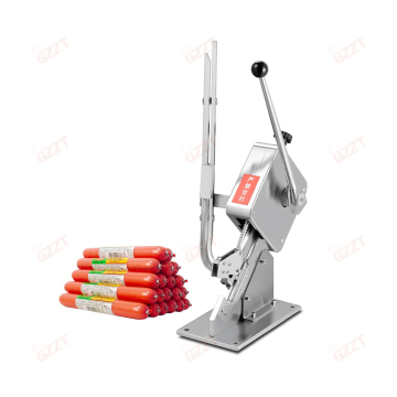 Machine de coupure de saucisse à forme en U à base de U en acier inoxydable