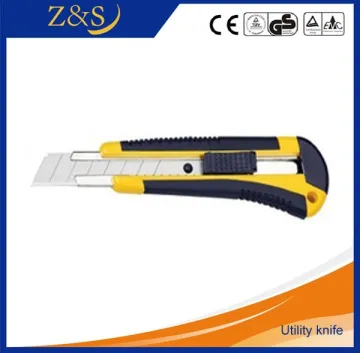 18mm utility knife cutter single blade plastic handle