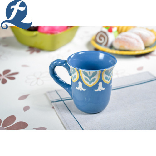 Wholesale Colorful Hand Painting Tea Cup With Handle