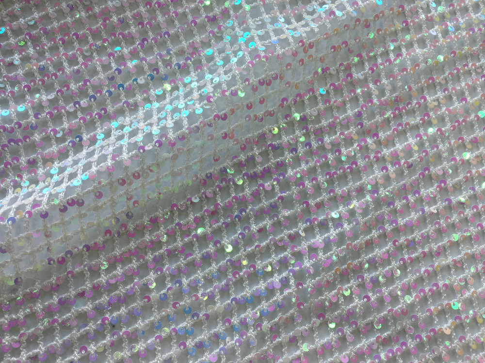 Sequin Chemical Lace Embroidery Fabric