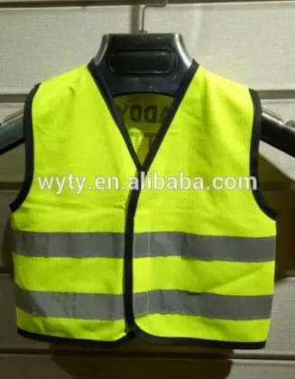 cycling reflective vest kids knitted safety vest