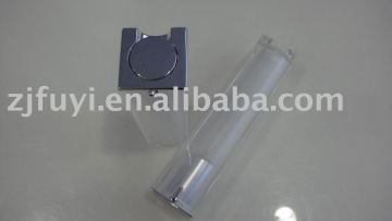 square plastic cosmetic bottle