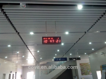 Double sided LED display clock