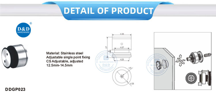 glass point fittings