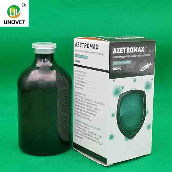 Azetromax Azithromycin Tilmicosin Bromohexine Injection Solution 100ml33 Jpg