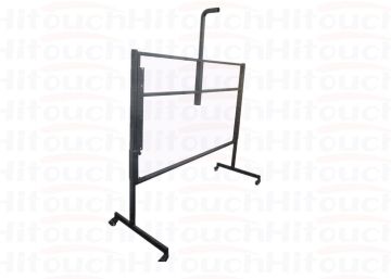 Whiteboard Mobile Stand For Interactive Teaching System With Strong Structure Black Color