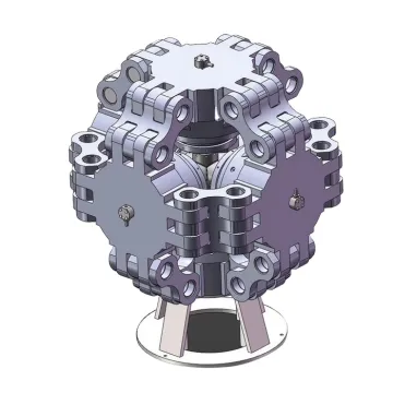 Huanghe Whirlwind Six Cylinder Synthetic Diamond Hydraulic Cubic Press Diamond press