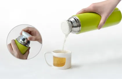 500ML Stainless Steel Vacuum Flask Thermal Insulation kettle Vacuum Thermos Flask Fashion Traveling Kettle 6 Color