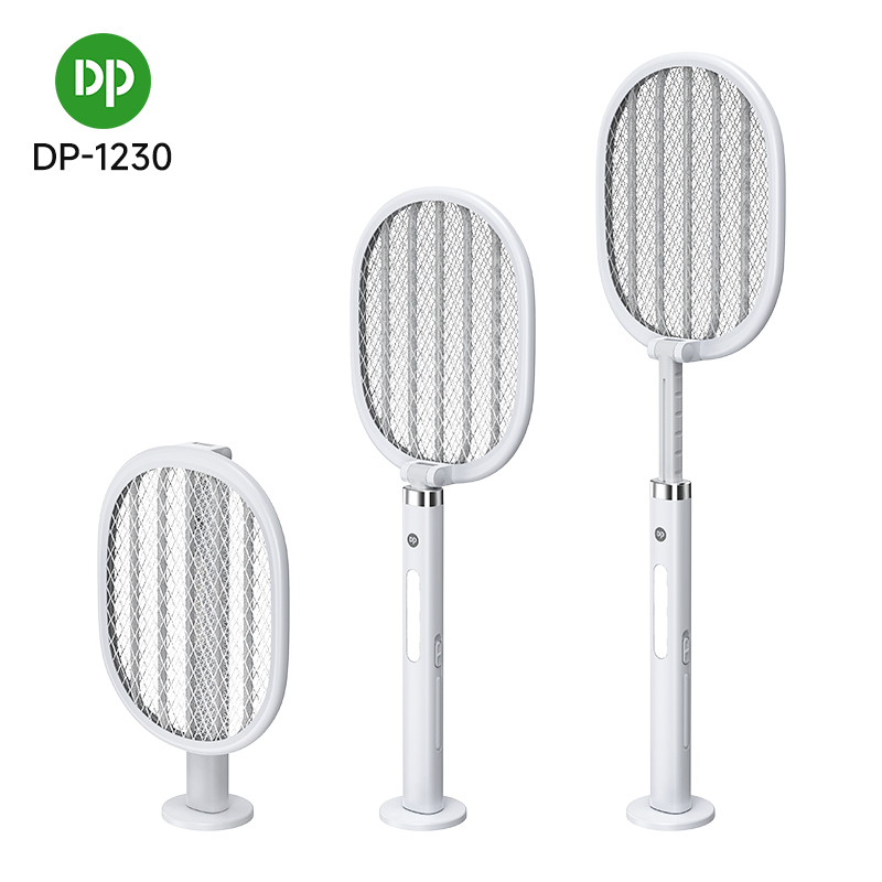 Rechargeable Foldable Mosquito Swatter with LED Light