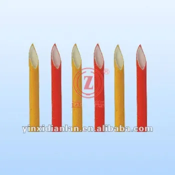 Fiberglass braided silicone rubber insulation tube and sleeve