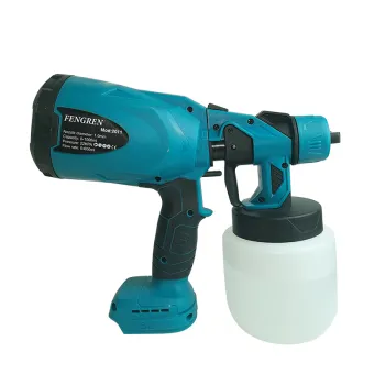 20V Portable Lithium Battery Brushless Cordless Spray Gun with 4Ah Battery